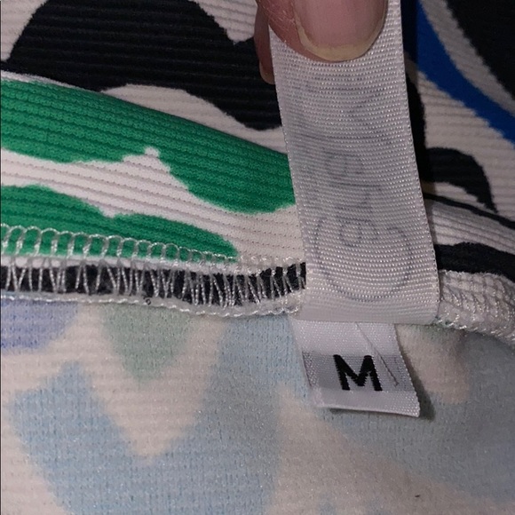 Carla Mink Pull On Skirt Size Medium Modern Floral Abstract - Picture 6 of 8